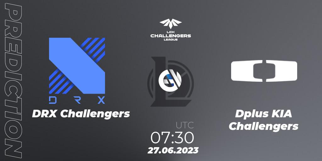 DRX Challengers - Dplus KIA Challengers: ennuste. 27.06.23, LoL, LCK Challengers League 2023 Summer - Group Stage