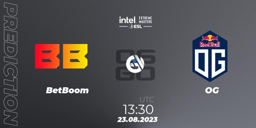 BetBoom - OG: ennuste. 23.08.2023 at 13:30, Counter-Strike (CS2), IEM Sydney 2023 Europe Closed Qualifier