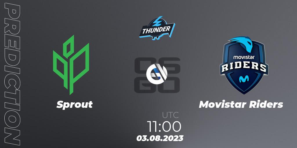 Sprout - Movistar Riders: ennuste. 03.08.2023 at 11:30, Counter-Strike (CS2), Thunderpick World Championship 2023: European Qualifier #1