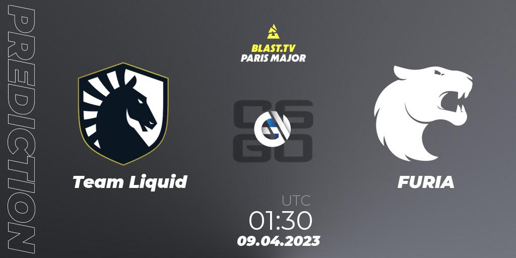 Team Liquid - FURIA: ennuste. 09.04.2023 at 02:00, Counter-Strike (CS2), BLAST.tv Paris Major 2023 Americas RMR