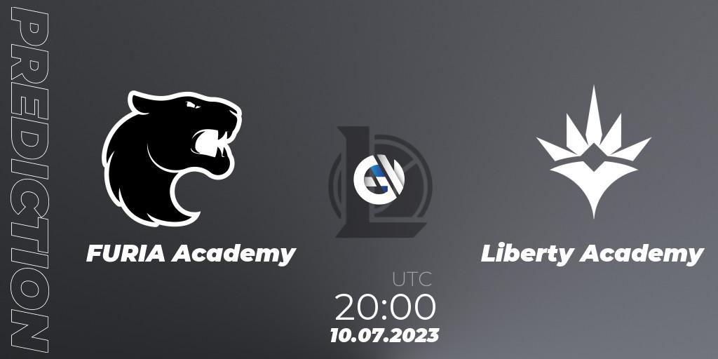 FURIA Academy - Liberty Academy: ennuste. 10.07.23, LoL, CBLOL Academy Split 2 2023 - Group Stage