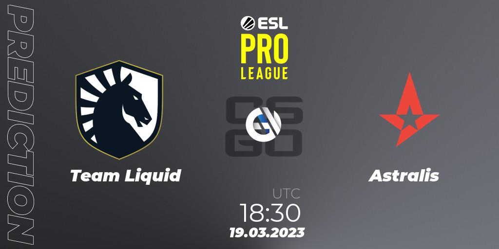 Team Liquid - Astralis: ennuste. 19.03.23, CS2 (CS:GO), ESL Pro League Season 17