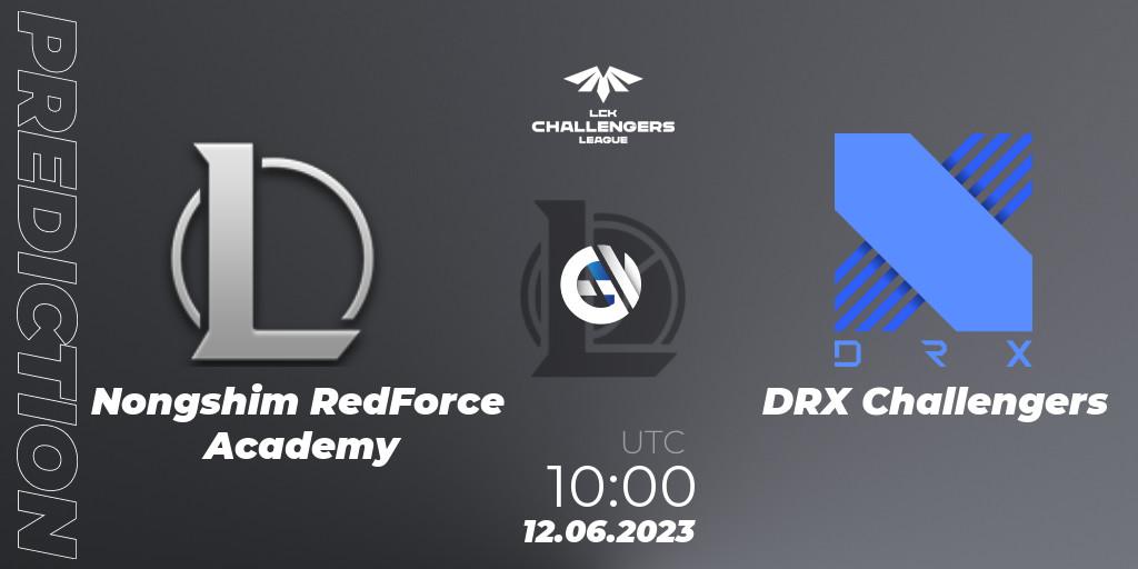 Nongshim RedForce Academy - DRX Challengers: ennuste. 12.06.23, LoL, LCK Challengers League 2023 Summer - Group Stage