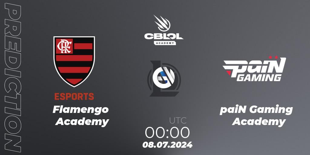 Flamengo Academy - paiN Gaming Academy: ennuste. 09.07.2024 at 00:00, LoL, CBLOL Academy 2024