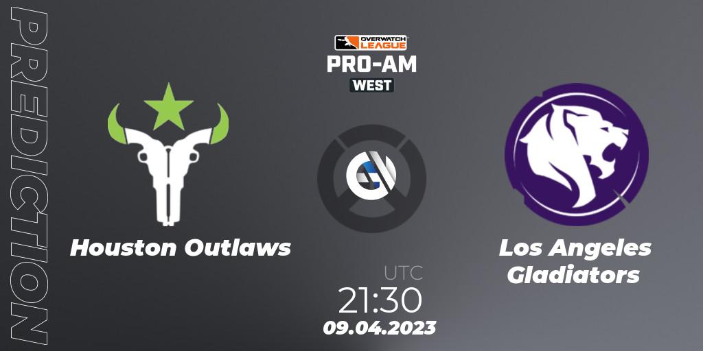 Houston Outlaws - Los Angeles Gladiators: ennuste. 09.04.2023 at 21:30, Overwatch, Overwatch League 2023 - Pro-Am