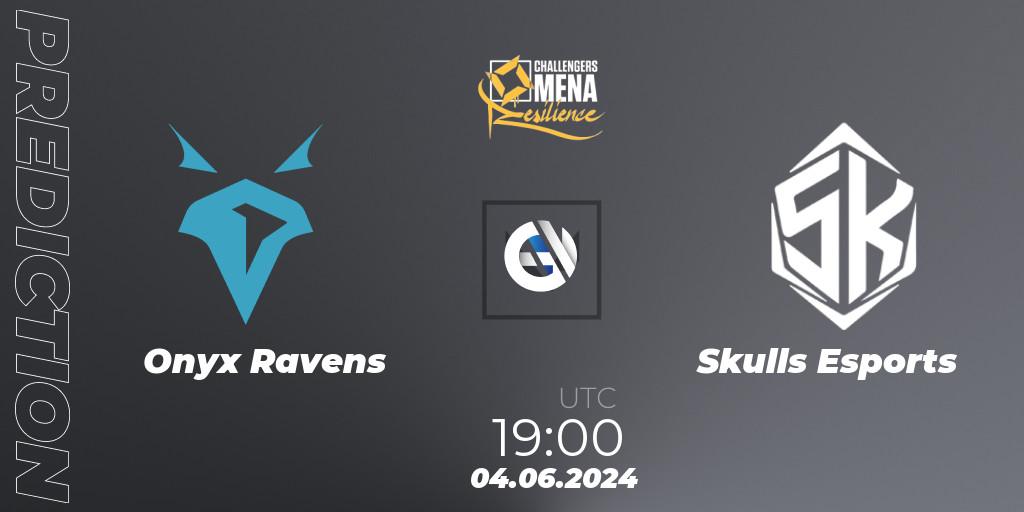 Onyx Ravens - Skulls Esports: ennuste. 04.06.2024 at 19:00, VALORANT, VALORANT Challengers 2024 MENA: Resilience Split 2 - Levant and North Africa