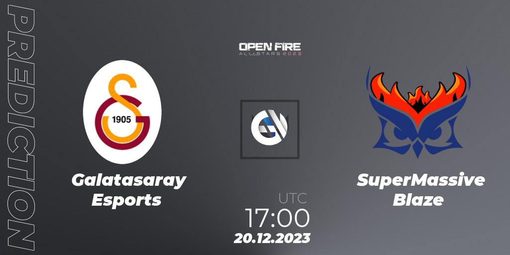 Galatasaray Esports - SuperMassive Blaze: ennuste. 20.12.23, VALORANT, Open Fire All Stars 2023