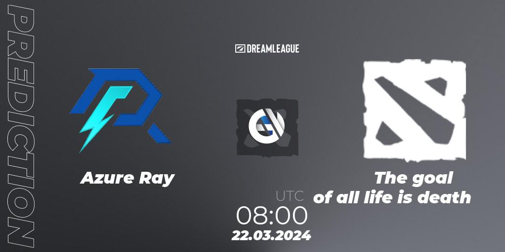 Azure Ray - The goal of all life is death: ennuste. 22.03.2024 at 08:00, Dota 2, DreamLeague Season 23: China Closed Qualifier