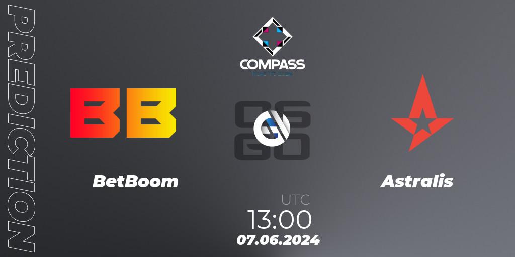 BetBoom - Astralis: ennuste. 07.06.2024 at 13:15, Counter-Strike (CS2), YaLLa Compass 2024