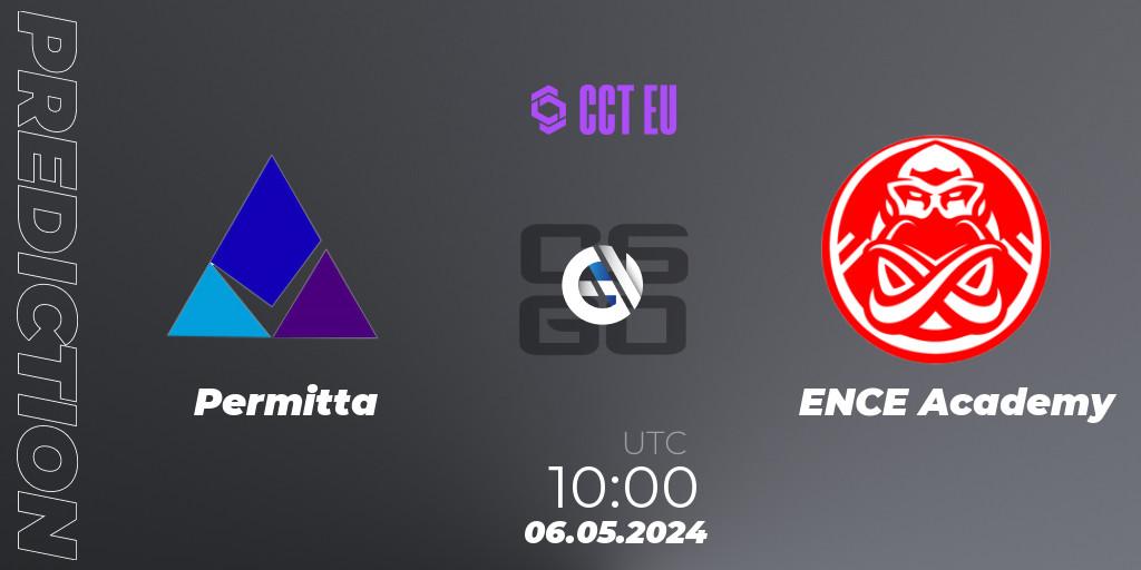 Permitta - ENCE Academy: ennuste. 06.05.2024 at 10:00, Counter-Strike (CS2), CCT Season 2 Europe Series 2 