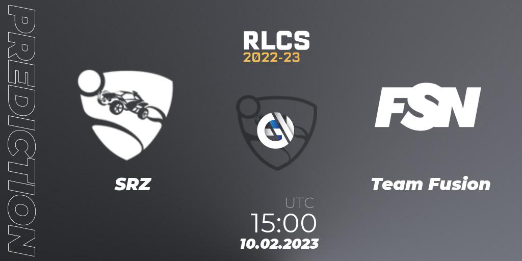 SRZ - Team Fusion: ennuste. 10.02.2023 at 15:00, Rocket League, RLCS 2022-23 - Winter: Sub-Saharan Africa Regional 2 - Winter Cup