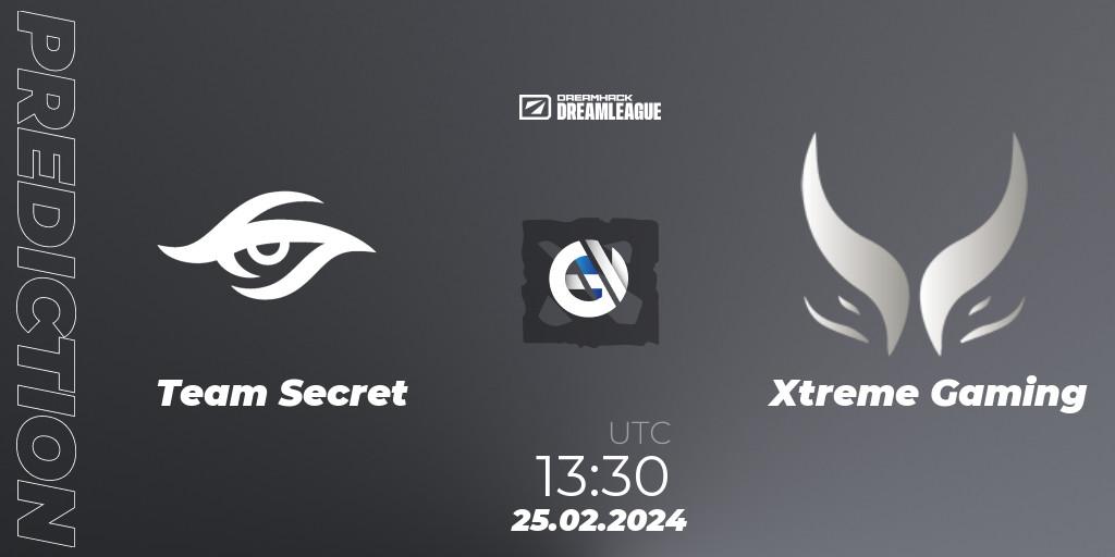 Team Secret - Xtreme Gaming: ennuste. 25.02.24, Dota 2, DreamLeague Season 22
