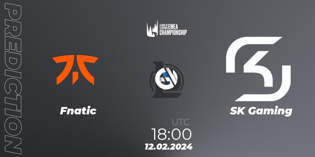 Fnatic - SK Gaming: ennuste. 12.02.24, LoL, LEC Winter 2024 - Playoffs