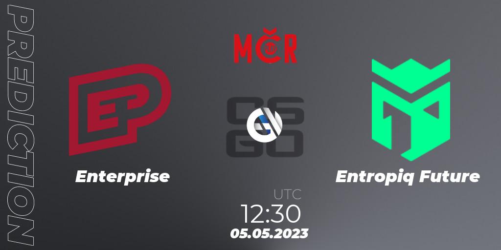 Enterprise - Entropiq Future: ennuste. 05.05.2023 at 12:30, Counter-Strike (CS2), Tipsport Cup Bratislava 2023: Closed Qualifier