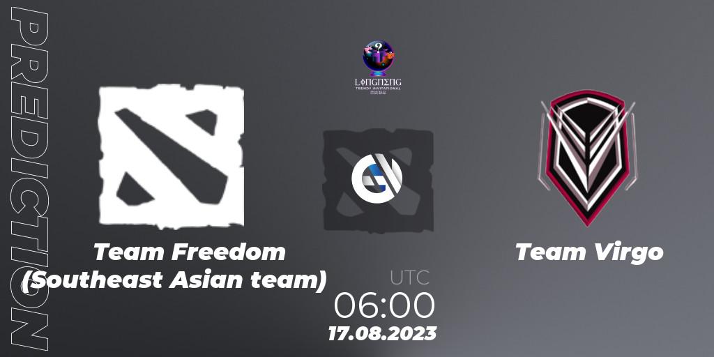 Team Freedom (Southeast Asian team) - Team Virgo: ennuste. 22.08.23, Dota 2, LingNeng Trendy Invitational