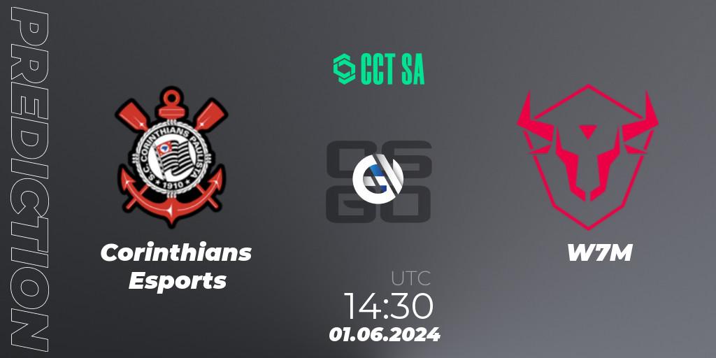 Corinthians Esports - W7M: ennuste. 01.06.2024 at 14:30, Counter-Strike (CS2), CCT Season 2 South America Series 1