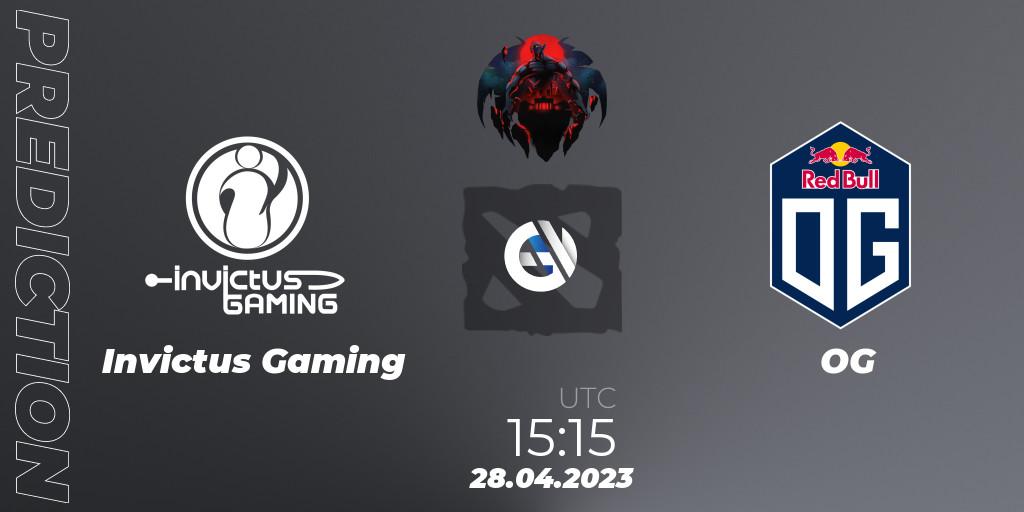 Invictus Gaming - OG: ennuste. 28.04.23, Dota 2, The Berlin Major 2023 ESL - Group Stage
