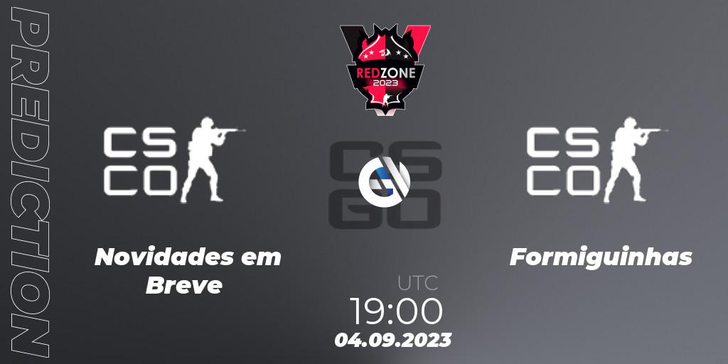 Novidades em Breve - Formiguinhas: ennuste. 04.09.2023 at 19:00, Counter-Strike (CS2), RedZone PRO League 2023 Season 6