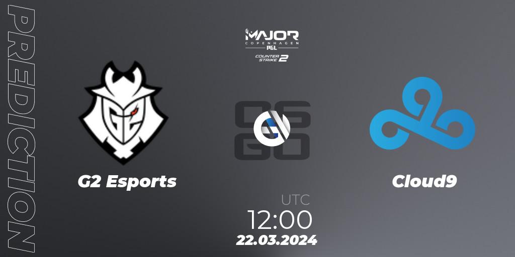 G2 Esports - Cloud9: ennuste. 22.03.24, CS2 (CS:GO), PGL CS2 Major Copenhagen 2024