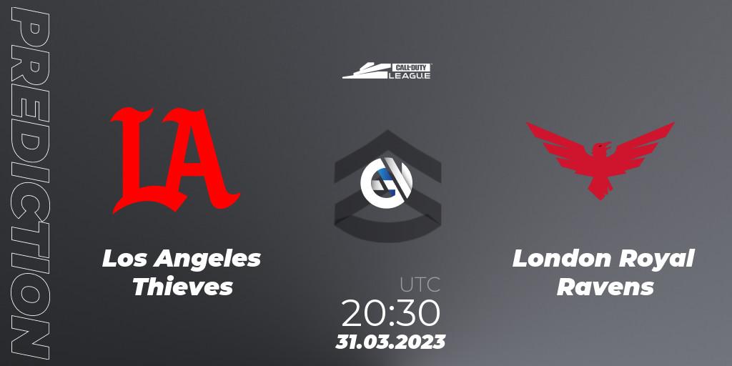 Los Angeles Thieves - London Royal Ravens: ennuste. 31.03.2023 at 20:30, Call of Duty, Call of Duty League 2023: Stage 4 Major Qualifiers