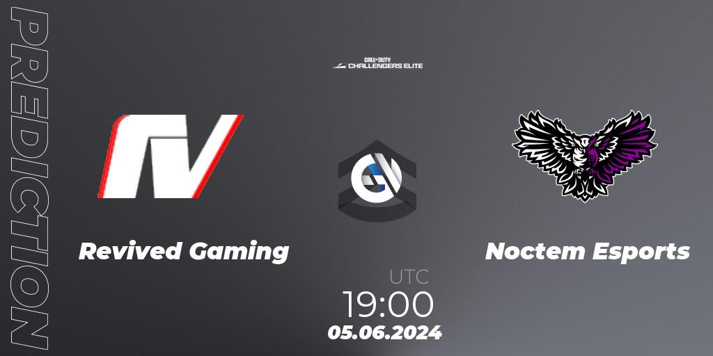 Revived Gaming - Noctem Esports: ennuste. 05.06.2024 at 19:00, Call of Duty, Call of Duty Challengers 2024 - Elite 3: EU