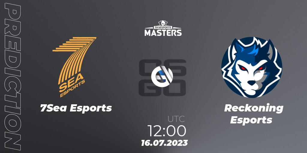 7Sea Esports - Reckoning Esports: ennuste. 16.07.2023 at 12:00, Counter-Strike (CS2), Skyesports Masters 2023: Regular Season