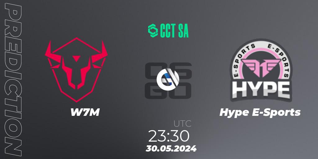 W7M - Hype E-Sports: ennuste. 30.05.2024 at 23:30, Counter-Strike (CS2), CCT Season 2 South America Series 1