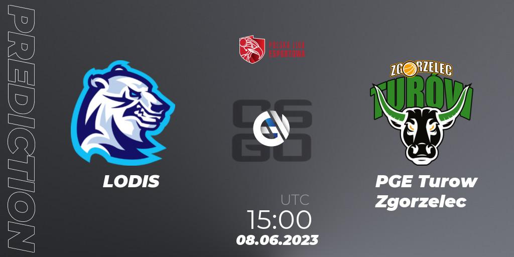 LODIS - PGE Turow Zgorzelec: ennuste. 08.06.2023 at 15:00, Counter-Strike (CS2), Polish Esports League 2023 Split 2