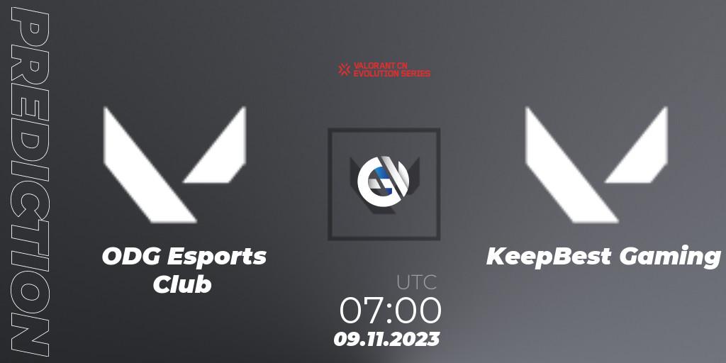 ODG Esports Club - KeepBest Gaming: ennuste. 09.11.2023 at 07:00, VALORANT, VALORANT China Evolution Series Act 3: Heritability - Play-In