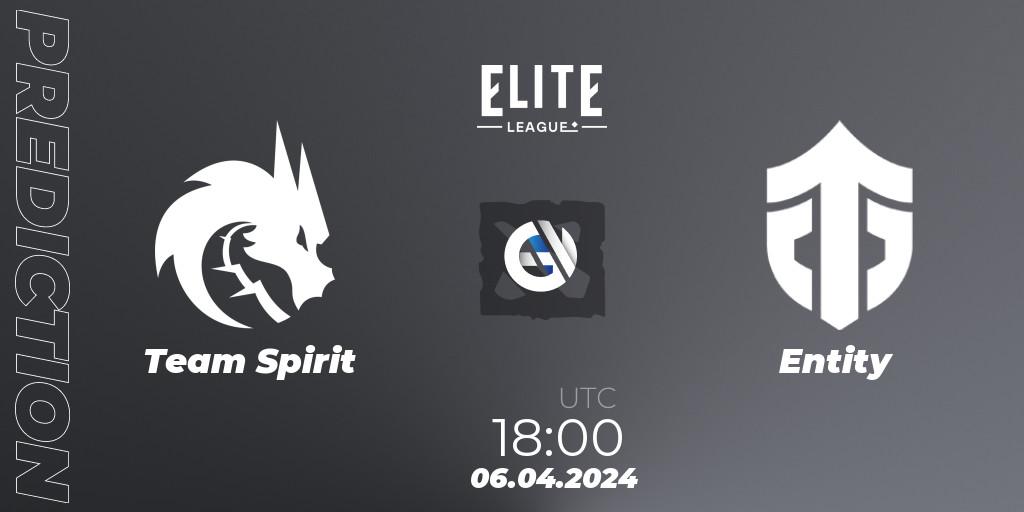 Team Spirit - Entity: ennuste. 06.04.24, Dota 2, Elite League: Round-Robin Stage