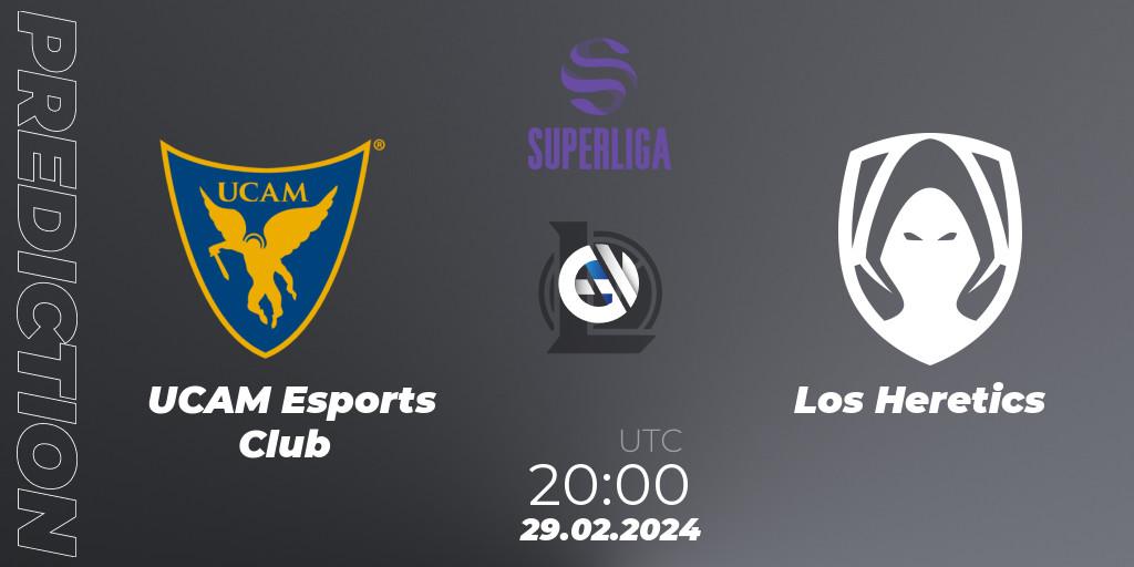 UCAM Esports Club - Los Heretics: ennuste. 29.02.24, LoL, Superliga Spring 2024 - Group Stage