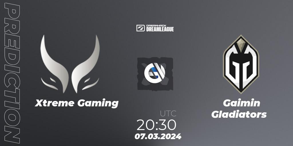 Xtreme Gaming - Gaimin Gladiators: ennuste. 07.03.24, Dota 2, DreamLeague Season 22