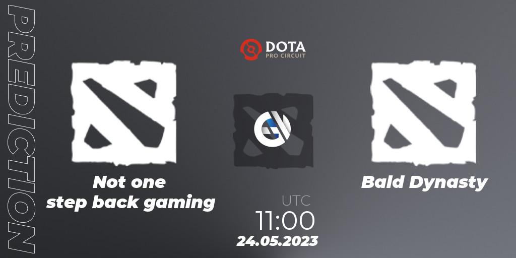 Not one step back gaming - Bald Dynasty: ennuste. 24.05.2023 at 10:55, Dota 2, DPC 2023 Tour 3: EEU Closed Qualifier