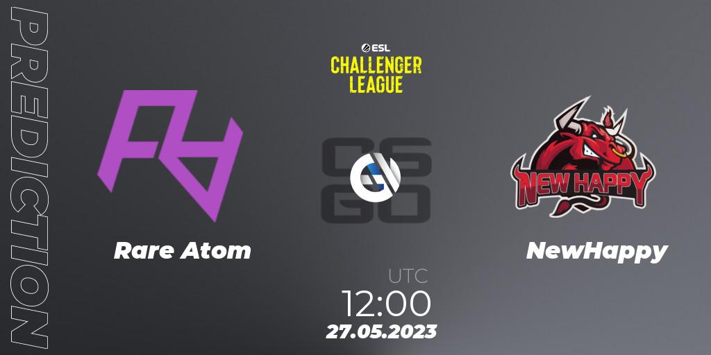 Rare Atom - NewHappy: ennuste. 27.05.23, CS2 (CS:GO), ESL Challenger League Season 45: Asia-Pacific