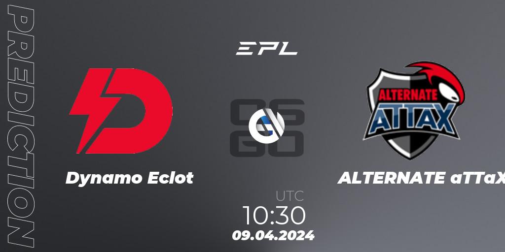 Dynamo Eclot - ALTERNATE aTTaX: ennuste. 09.04.24, CS2 (CS:GO), European Pro League Season 15