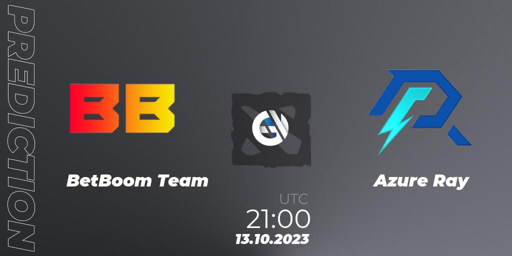BetBoom Team - Azure Ray: ennuste. 13.10.23, Dota 2, The International 2023 - Group Stage