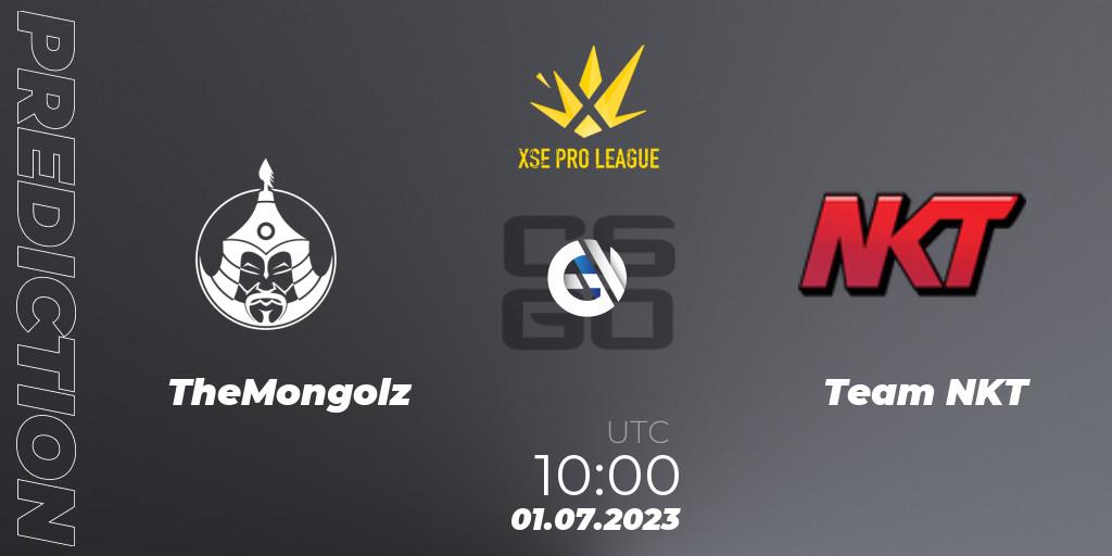 TheMongolz - Team NKT: ennuste. 01.07.23, CS2 (CS:GO), XSE Pro League: Online Stage