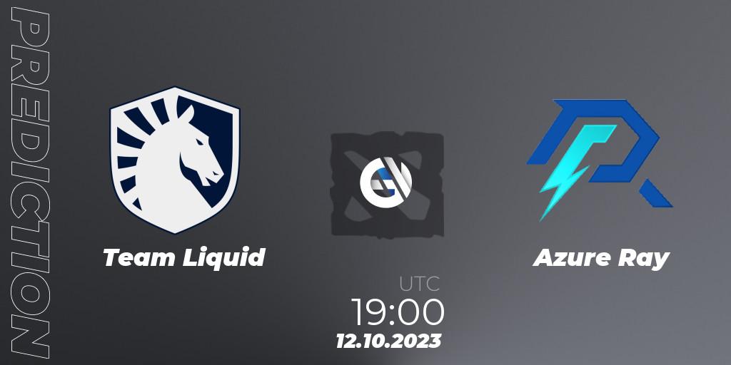 Team Liquid - Azure Ray: ennuste. 12.10.23, Dota 2, The International 2023 - Group Stage