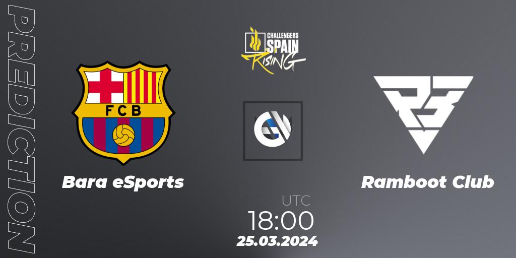 Barça eSports - Ramboot Club: ennuste. 25.03.24, VALORANT, VALORANT Challengers 2024 Spain: Rising Split 1