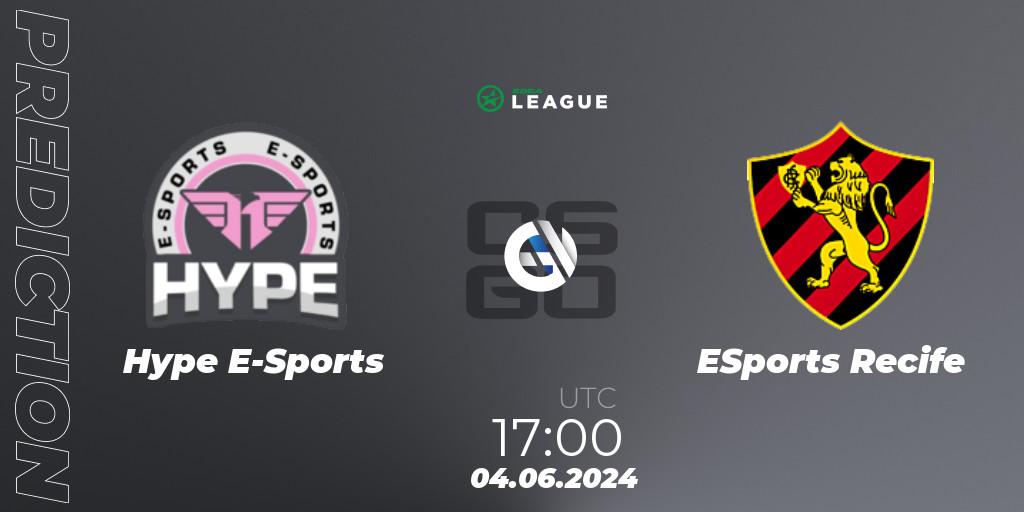 Hype E-Sports - ESports Recife: ennuste. 04.06.2024 at 17:00, Counter-Strike (CS2), ESEA Season 49: Open Division - South America