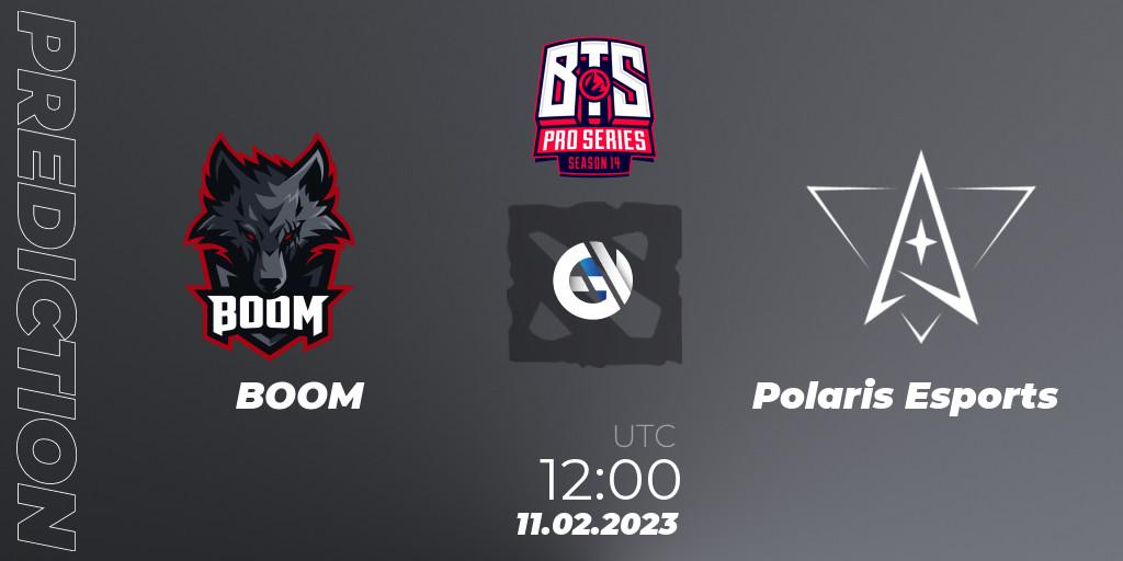 BOOM - Polaris Esports: ennuste. 11.02.2023 at 11:02, Dota 2, BTS Pro Series Season 14: Southeast Asia