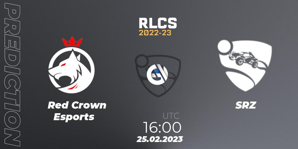 Red Crown Esports - SRZ: ennuste. 25.02.23, Rocket League, RLCS 2022-23 - Winter: Sub-Saharan Africa Regional 3 - Winter Invitational