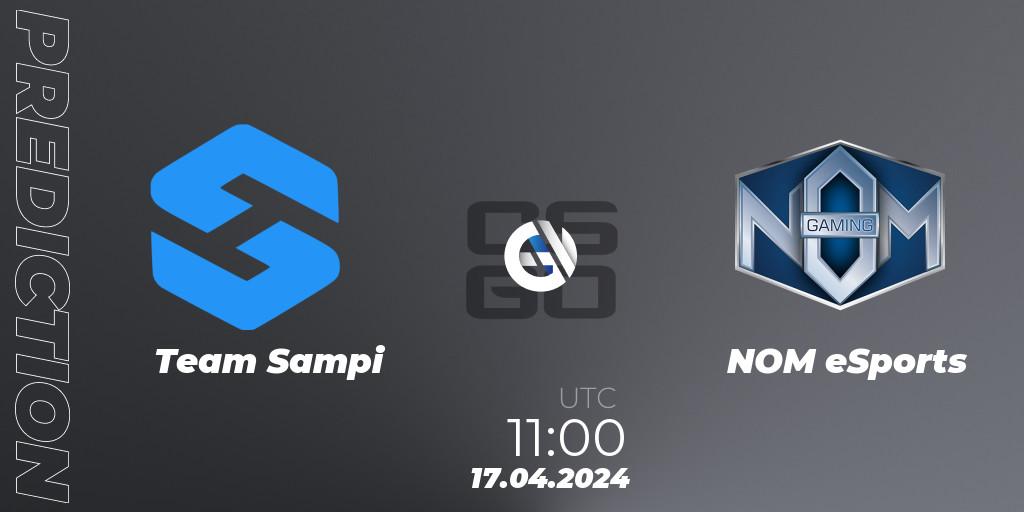 Team Sampi - NOM eSports: ennuste. 17.04.24, CS2 (CS:GO), CCT Season 2 Europe Series 1 Closed Qualifier