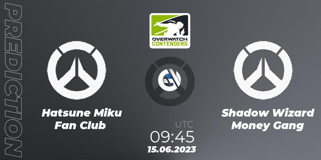 Hatsune Miku Fan Club - Shadow Wizard Money Gang: ennuste. 15.06.2023 at 09:50, Overwatch, Overwatch Contenders 2023 Summer Series: Australia/New Zealand