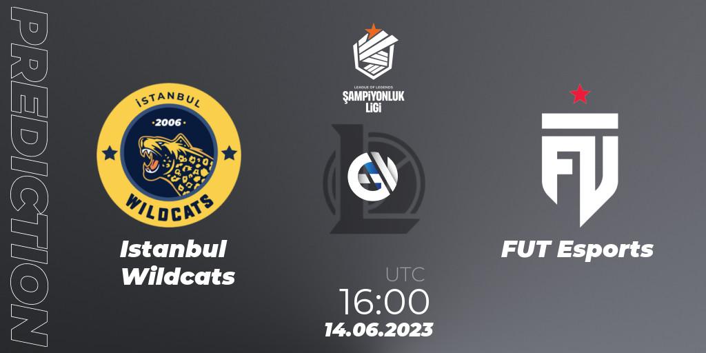 Istanbul Wildcats - FUT Esports: ennuste. 14.06.2023 at 16:00, LoL, TCL Summer 2023 - Group Stage