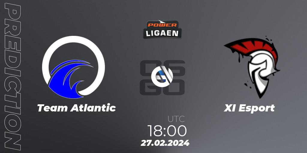 Team Atlantic - XI Esport: ennuste. 27.02.24, CS2 (CS:GO), Dust2.dk Ligaen Season 25