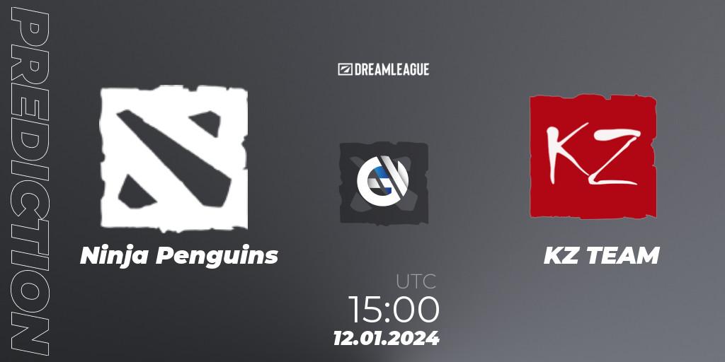 Ninja Penguins - KZ TEAM: ennuste. 12.01.2024 at 20:44, Dota 2, DreamLeague Season 22: Western Europe Open Qualifier #2