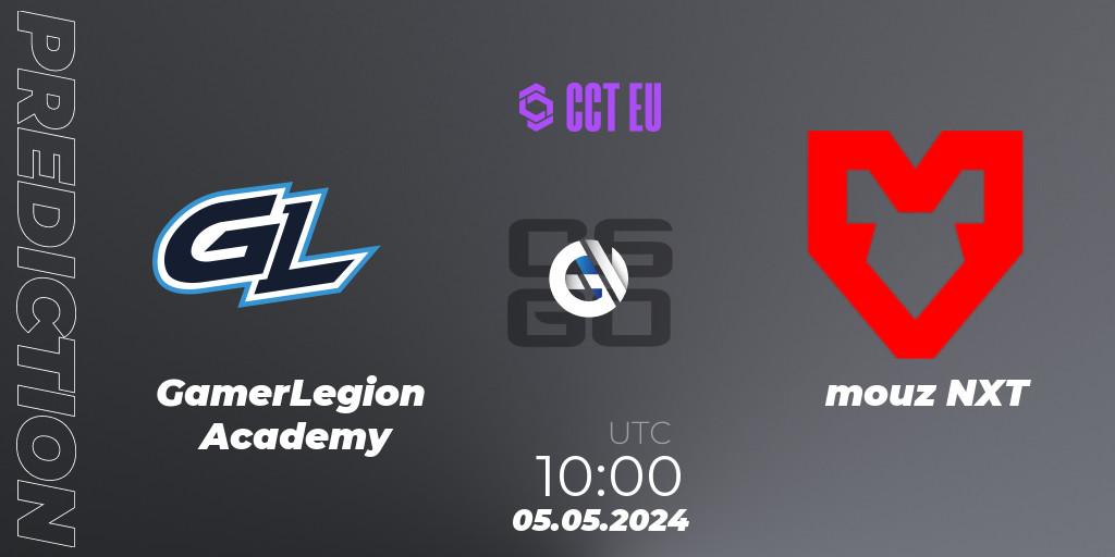 GamerLegion Academy - mouz NXT: ennuste. 05.05.2024 at 10:00, Counter-Strike (CS2), CCT Season 2 Europe Series 2 