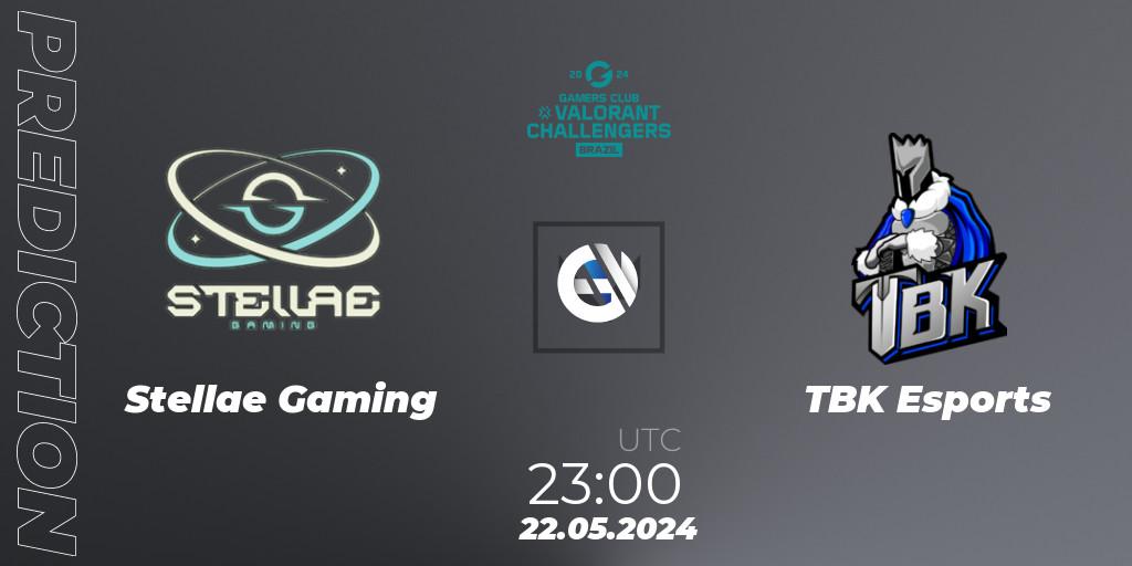 Stellae Gaming - TBK Esports: ennuste. 23.05.2024 at 00:00, VALORANT, VALORANT Challengers 2024 Brazil: Split 2