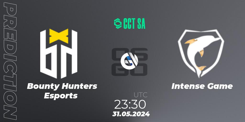 Bounty Hunters Esports - Intense Game: ennuste. 31.05.2024 at 23:30, Counter-Strike (CS2), CCT Season 2 South America Series 1